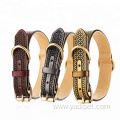 Basic Classic Luxury Padded Leather Pet Collars